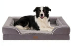 Premium pet bed dog sofa with luxury non-slip base, removable orthopedic large dog bed, washable