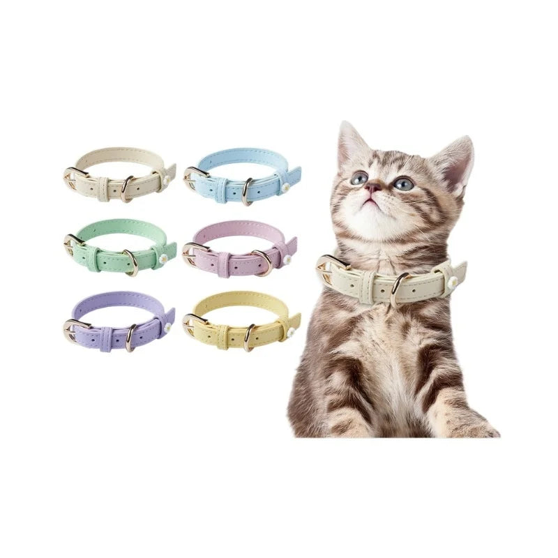 Carefully selected New Daisy cat accessory collars Ultra-light and elegant pet collars, suitable for all seasons and festivals