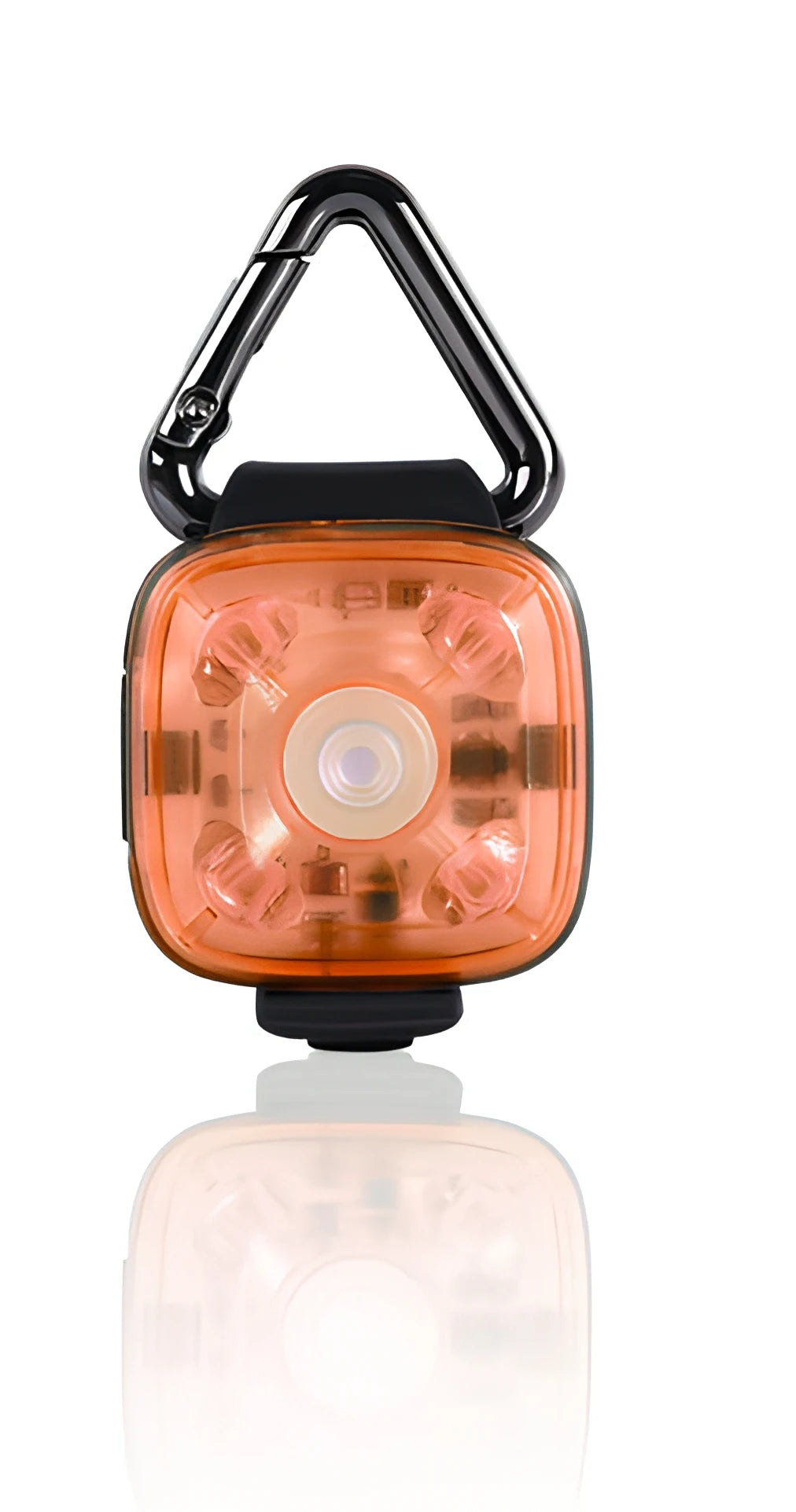 Modern plastic square LED pet luminous pendant - eco-friendly outdoor night safety light, suitable for preventing pets from getting lost during dog night walks