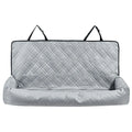 Dog Car Booster Seat Waterproof Oxford Cloth Pet Car Seat with Seat Belt Clip PP Cotton Filled Suitable for Cats